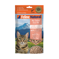 Feline Natural Freeze Dried Cat Food - Lamb and King Salmon Feast