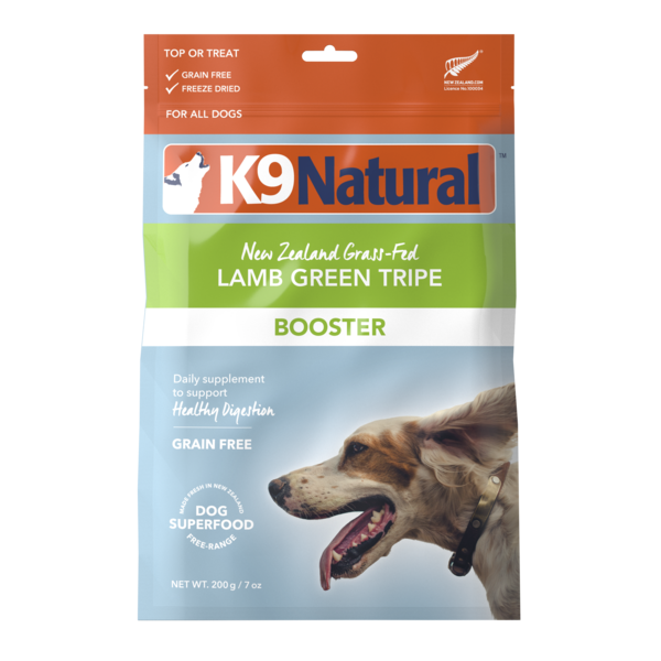 K9 Natural Freeze Dried Lamb Green Tripe Booster